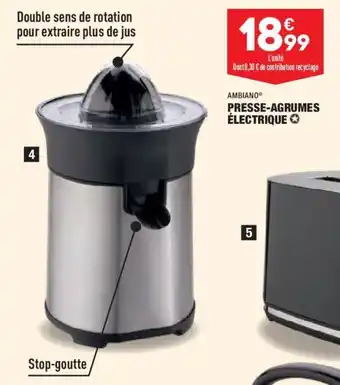 ALDI AMBIANO presse-agrumes électrique offre
