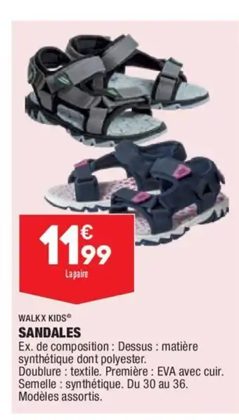 ALDI Walk X Kids Sandales offre