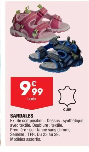 ALDI Sandales offre