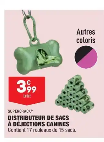 ALDI Distributeur de Sacs à Déjections Canines offre