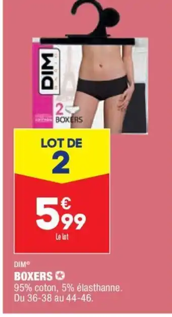 ALDI Dim Boxers offre