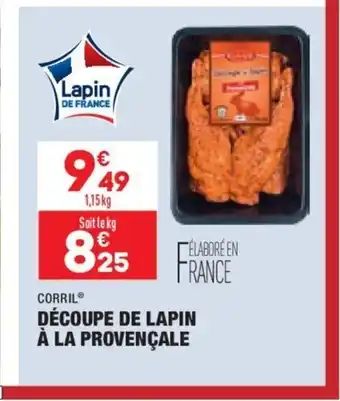 ALDI Corril Découpe de Lapin à La Provençale offre