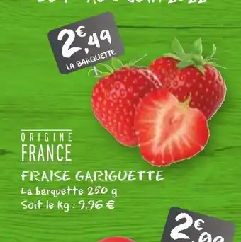 G20 Fraise Gariguette offre