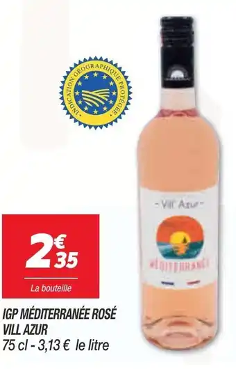 Netto IGP Méditerranée Rosé Vill Azur offre