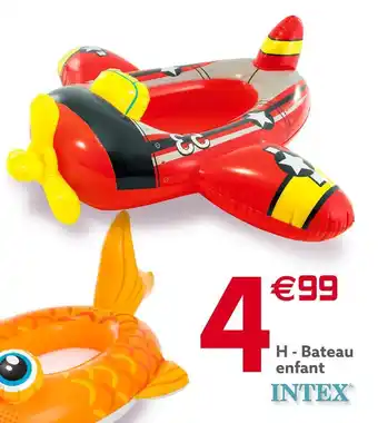 Gifi Intex bateau enfant offre