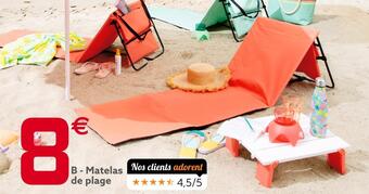 Gifi Matelas de plage offre