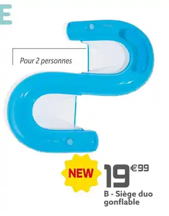 Gifi Siège duo gonflable offre