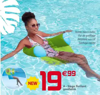 Gifi Siège flottant gonflable offre