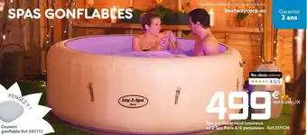 Gifi Spa gonflable rond lumineux offre