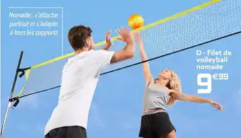 Gifi Filet de volley nomade offre