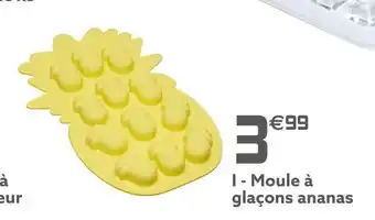 Gifi Moule à glaçons ananas offre