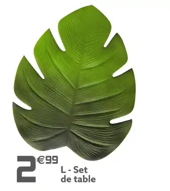 Gifi Set de table offre