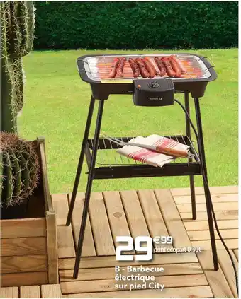 Barbecue électrique sur pied city
