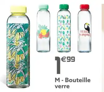 Gifi Bouteille verre 500 ml offre