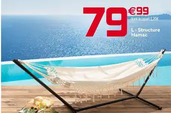 Structure hamac