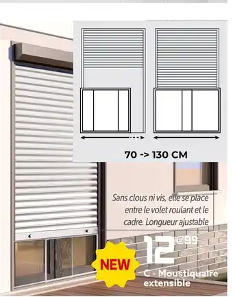 Gifi Moustiquaire extensible offre
