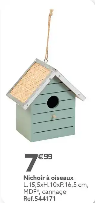 Nichoir Ă oiseaux
