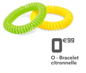 Gifi Bracelet citronnelle offre