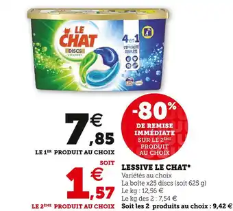 U Express Le chat lessive* offre