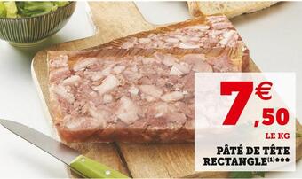 U Express Pâté de tête rectangle offre