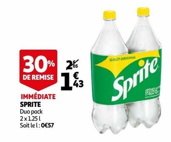 Auchan Sprite offre