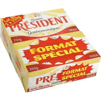 Auchan Beurre gastronomique président offre