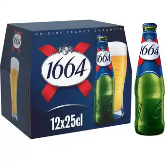 Auchan Supermarché Bière blonde 1664 offre