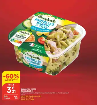 Bi1 Salade de Pâtes Bonduelle offre