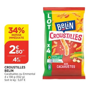 Bi1 Croustilles Belin offre