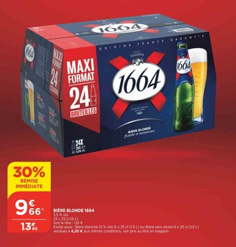Bi1 Bière Blonde 1664 offre