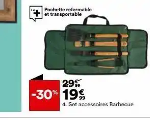 BUT 29€ -30% 19% 4. set accessoires barbecue offre