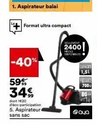 BUT Aspirateur sans sac offre