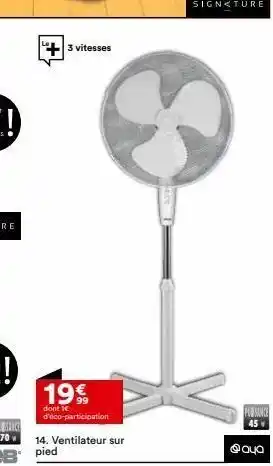 BUT Ventilateur signature offre