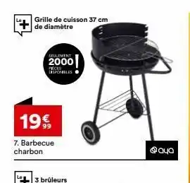 BUT Grille de cuisson 37 cm de diamètre seulement 2000 pieces dispombles 19€ 99 7. barbecue charbon 3 brûleurs ܩܘ offre
