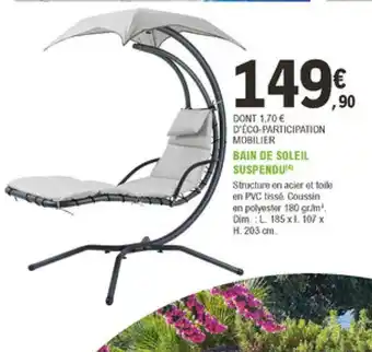 E.Leclerc Jardi Bain De Soleil Suspendu offre