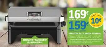 E.Leclerc Jardi Barbecue Gaz à Poser Attitude offre