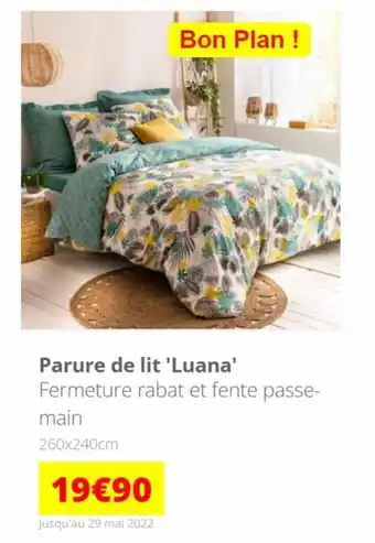L'incroyable Parure de lit 'luana' offre