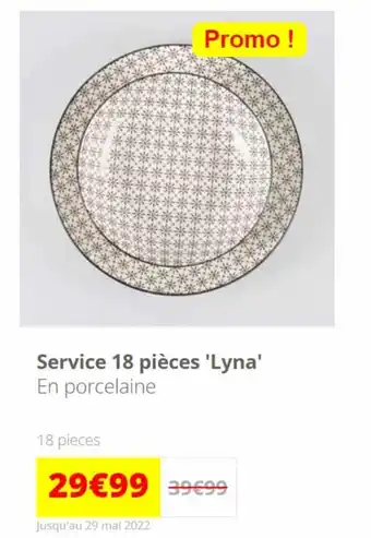 Service 18 pièces 'lyna'