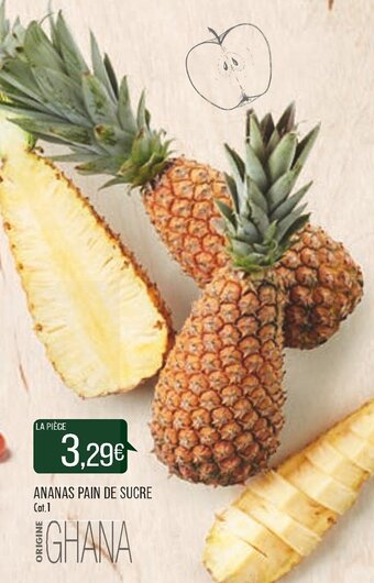 Match Ananas pain de sucre offre