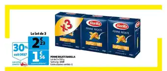 Auchan Penne Rigate Barilla offre