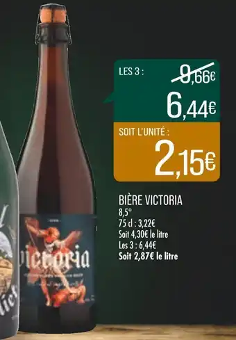 Match Bière victoria offre