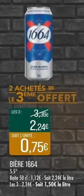 Match Bière 1664 offre