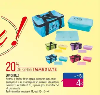 Match Lunch box offre