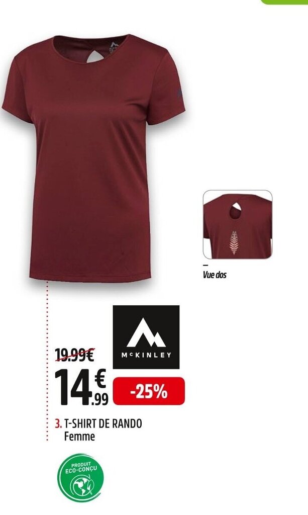 Tee shirt randonnée femme intersport hot sale