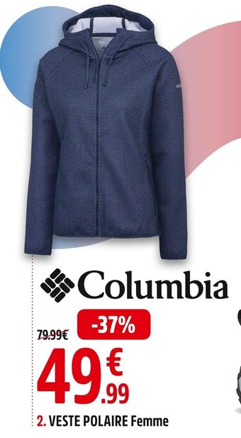 Intersport Columbia Veste Polaire Femme offre