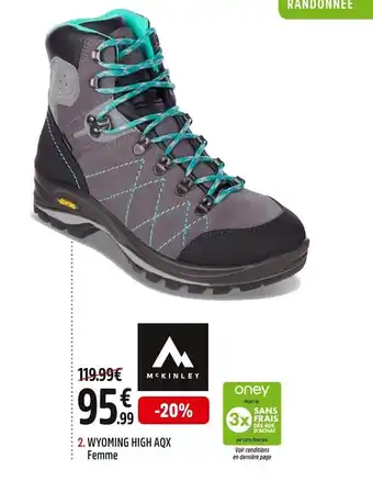 Intersport Mckinley Wyoming High AQX Femme offre