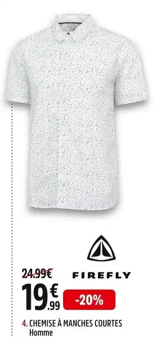 Intersport Firefly Chemise à Manches Courtes Homme offre