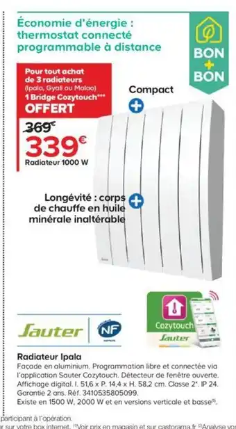 Sauter Radiateur Ipala