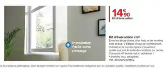 Castorama Kit d'évacuation Clim offre