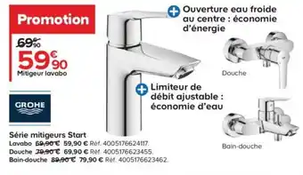 Castorama Grohe Série Mitigeurs Start offre